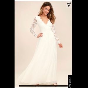 Lulus white dress